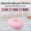 1 PC Portable Double Alarms Quiet Vibrating Alarm Clock with LED Display Screen Students Clocks LED Bed Shakers Clock