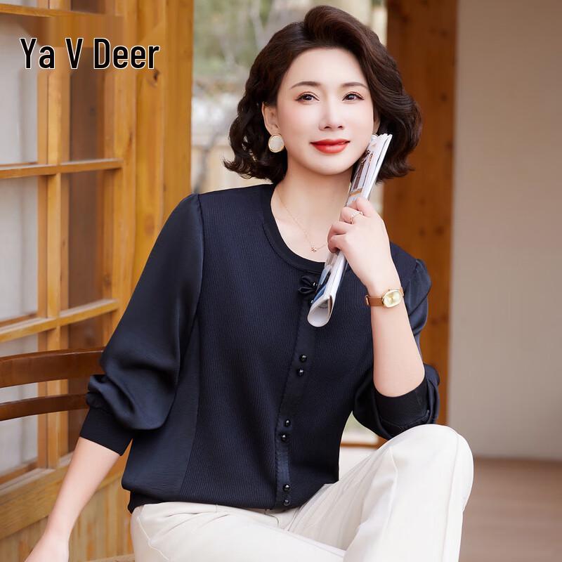 Yalu Women s Spring Fashion Long-Sleeve Knit Top 4XL