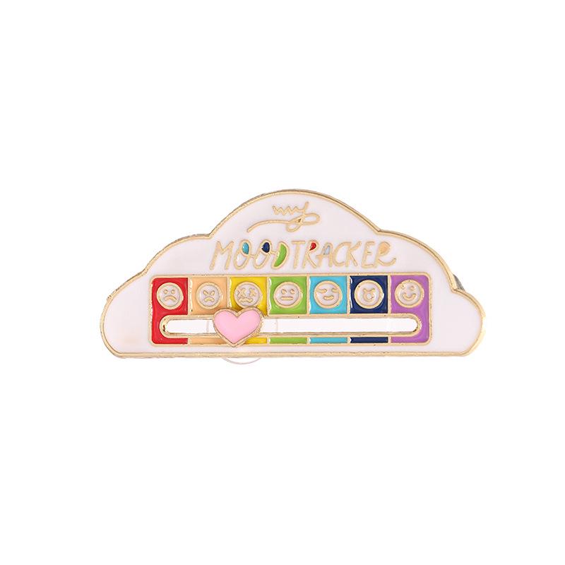 New Mood-Changing Sliding Brooch: Valentine's Day Pin for Couples - Social Battery Theme.