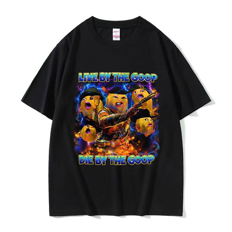 

Funny The Burnt Peanut GOOP Meme Graphic T Shirts Men s Vintage Gothic Hort Sleeve T-shirt Fans Clothing Oversized Cotton Tsh... S