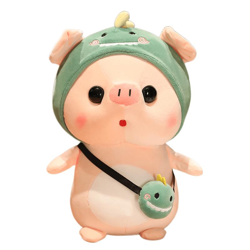 Kawaii Pig Plush Toy Stuffed Animal Piggy Cosplay Bunny Unicorn Dinosaur Sunflower Plushie Doll Pillow Room Decor Birthday Gift