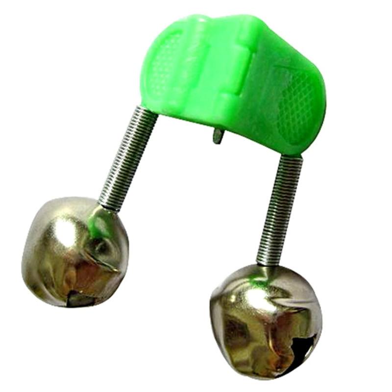 Fishing Rod Bells Fishing Rings, 10Pcs Double Alarm Bells Fishing Bells Alarm for Night Fishing Fishing Rod Bites Alarm