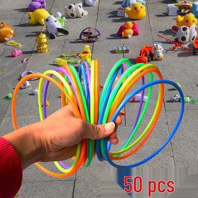 Nachtmarkt Stand Ringewerfspiel - Verdickte Plastik-Wurfringe