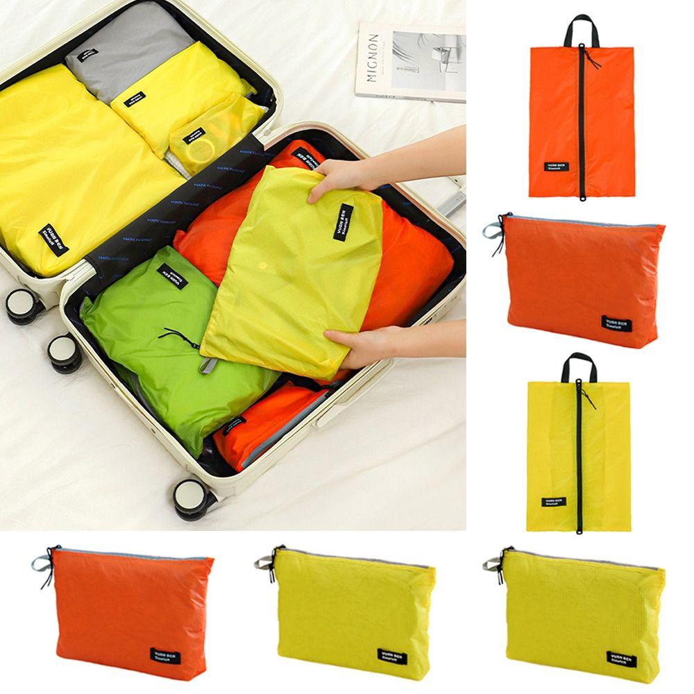 Silikonbeschichtete Gepäckaufbewahrungstasche Ultraleichte Multifunktionale Reise-Organizer-Tasche Reißverschlusstasche Nylon Gepäck Unterverpackungstasche