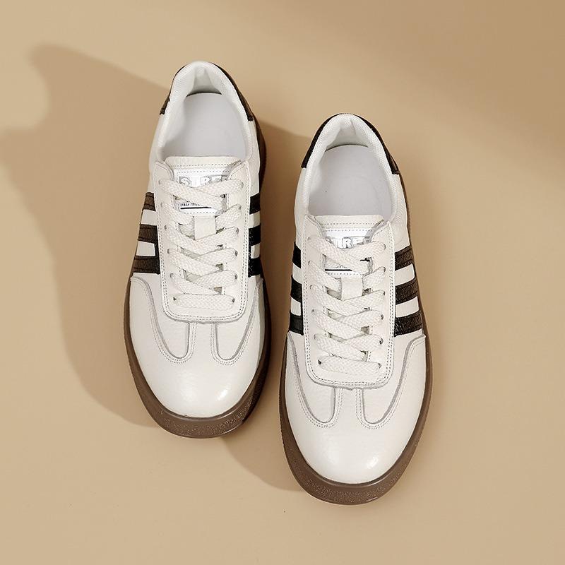 New Spring Versatile Thick Baseplate Shoes Casual Shoes Little White Shoes Women's Comfortable Flat Bottom Men