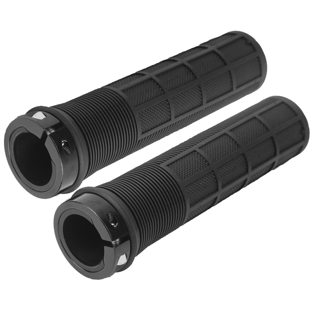 1Pair Mountain Bike Grips AntiSkid Single Lockon Handlebar Grips Riding Accessory