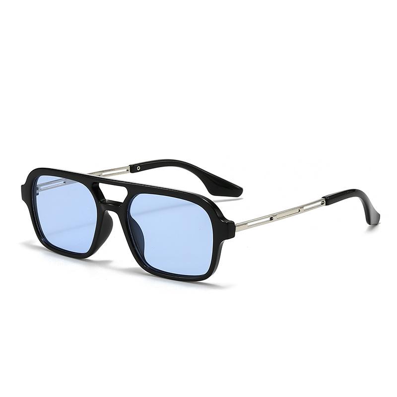 Vintage Metal Frame Square Sunglasses For Women Men Brand Black Rectangle Cool Sunglasses Polygon Sun Glasses For Male Female
