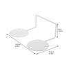 4 Pezzi Fermo Scivolamento Materasso Barra di Fissaggio in Metallo Deflettore Antiscivolo Supporto Materasso Antiscivolo Fissaggio Telaio Letto Accessorio Biancheria da Letto