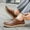 Men's casual shoes Four Seasons new business meeting leather shoes soft sole non-slip classic party fashion Joker leather shoes