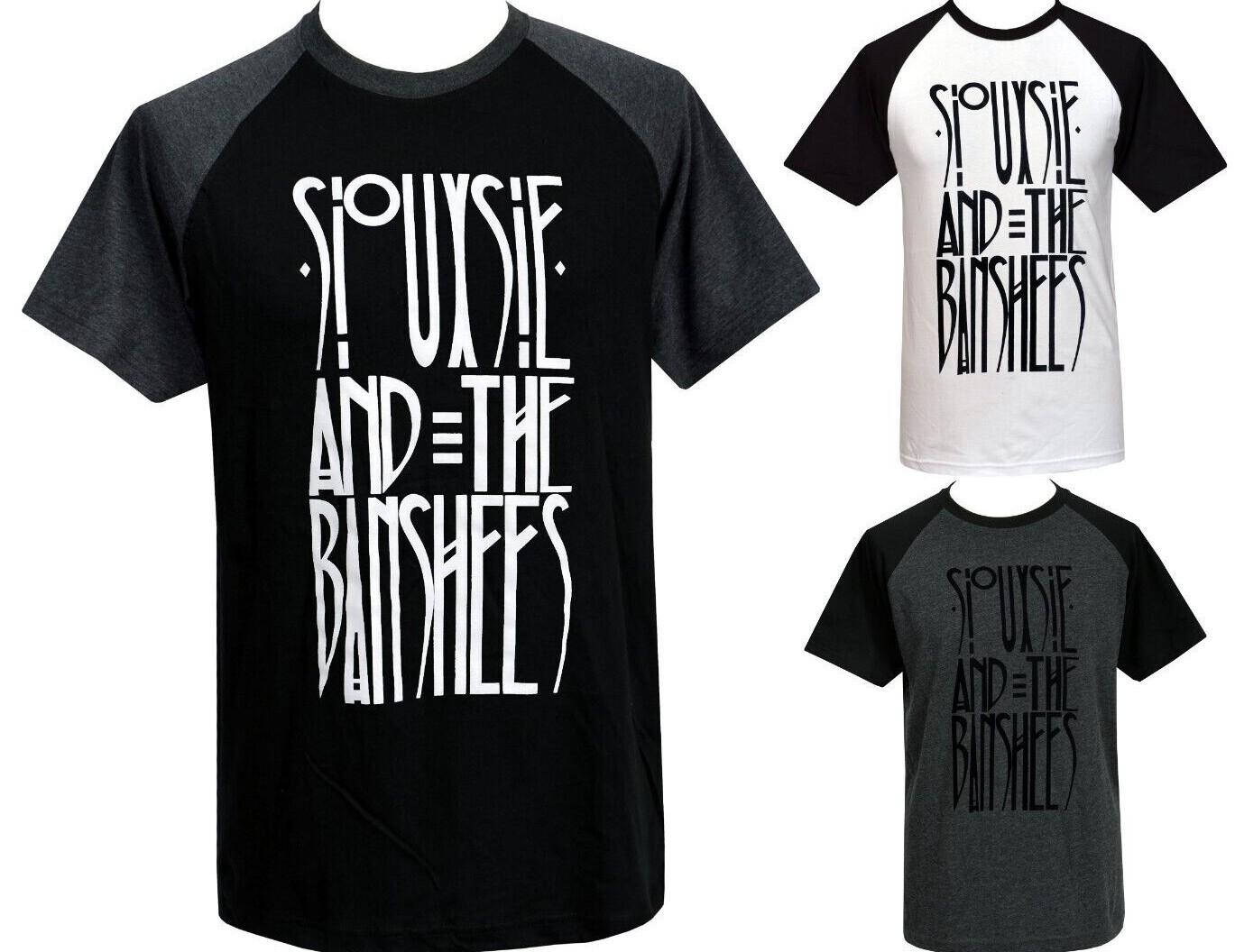 Siouxsie and the Banshees Mens Post Punk Raglan T-Shirt Gothic 80s Spellbound S