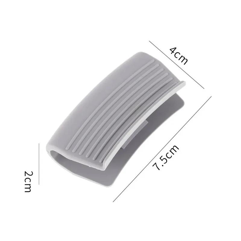 Pot Handle Silicone Grip PadSilicone Grey and Off-White Environmentally Friendly MaterialHeat Insulation and Non-Slip