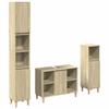 VidaXL 3-piece Bathroom Furniture Set Sonoma Oak 3325079