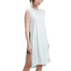 Adidas Sporty Mid-Length Sleeveless Dress Women Dress Light-Blue DT4137