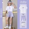 Moonkids Girls' Quick-Dry Ice Silk Summer Sportswear Set