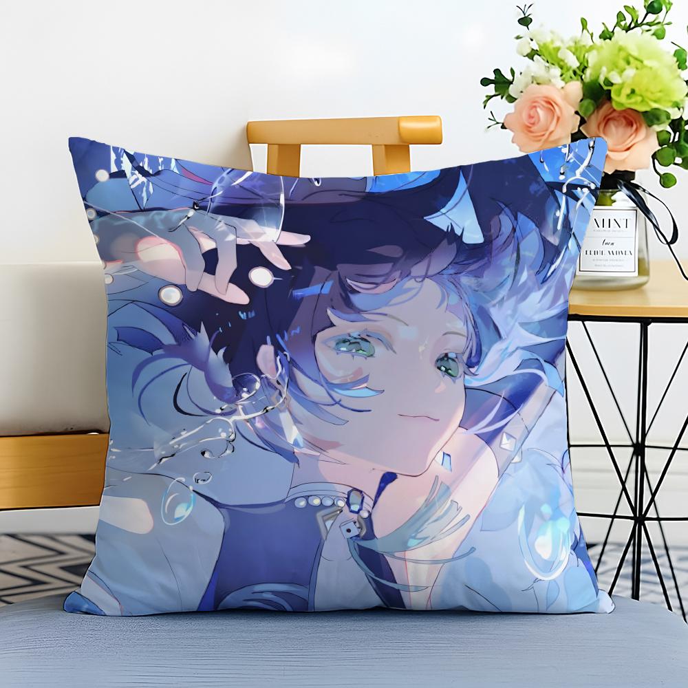 Yelan Cushion Cover Washable Linen Pillowcase Soft for Sofa Bed Cozy Home Room Decor