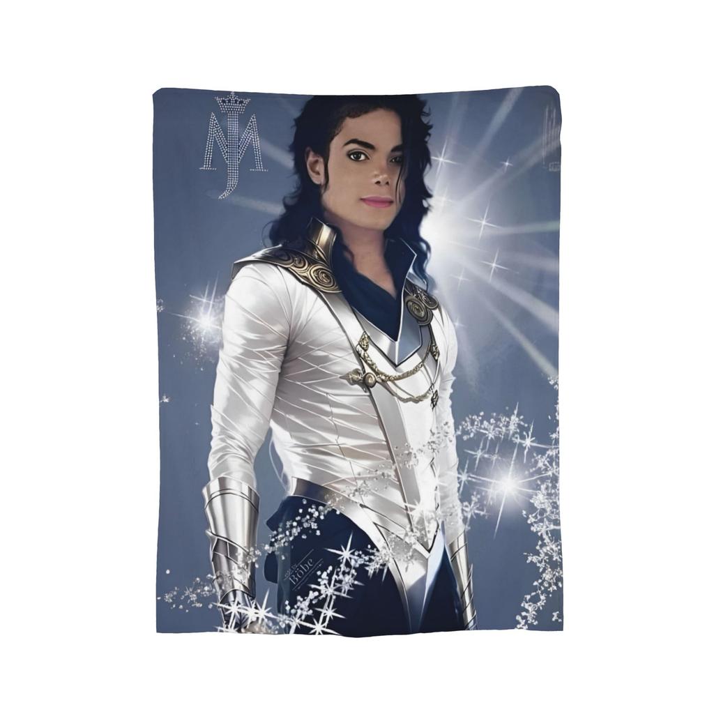 Michael Jacksons MJ Decke Fleece Herbst/Winter Multifunktionale Dünne Überwurfdecken für Bettwäsche Auto Plüsch Dünne Steppdecke