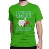 I Create Smiles TShirt Unisex Dentist Dental Hygienist Male Tshirt Vintage Basic Tees O Neck Pure Cotton Tops Gift Idea T Shirts