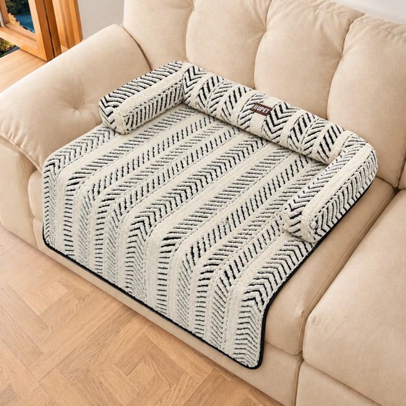 Anti-Scratch Pet Bed Non-Slip Couch Cover Thick Washable Dog Cat Mat All