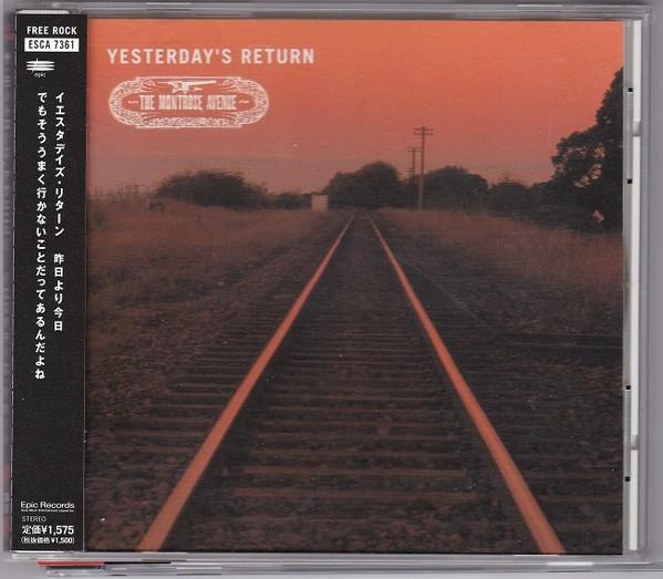 

CD MONTROSE AVENUE - Yesterday s Return ESCA7361 Epic 1998 Japan ObiRock Used