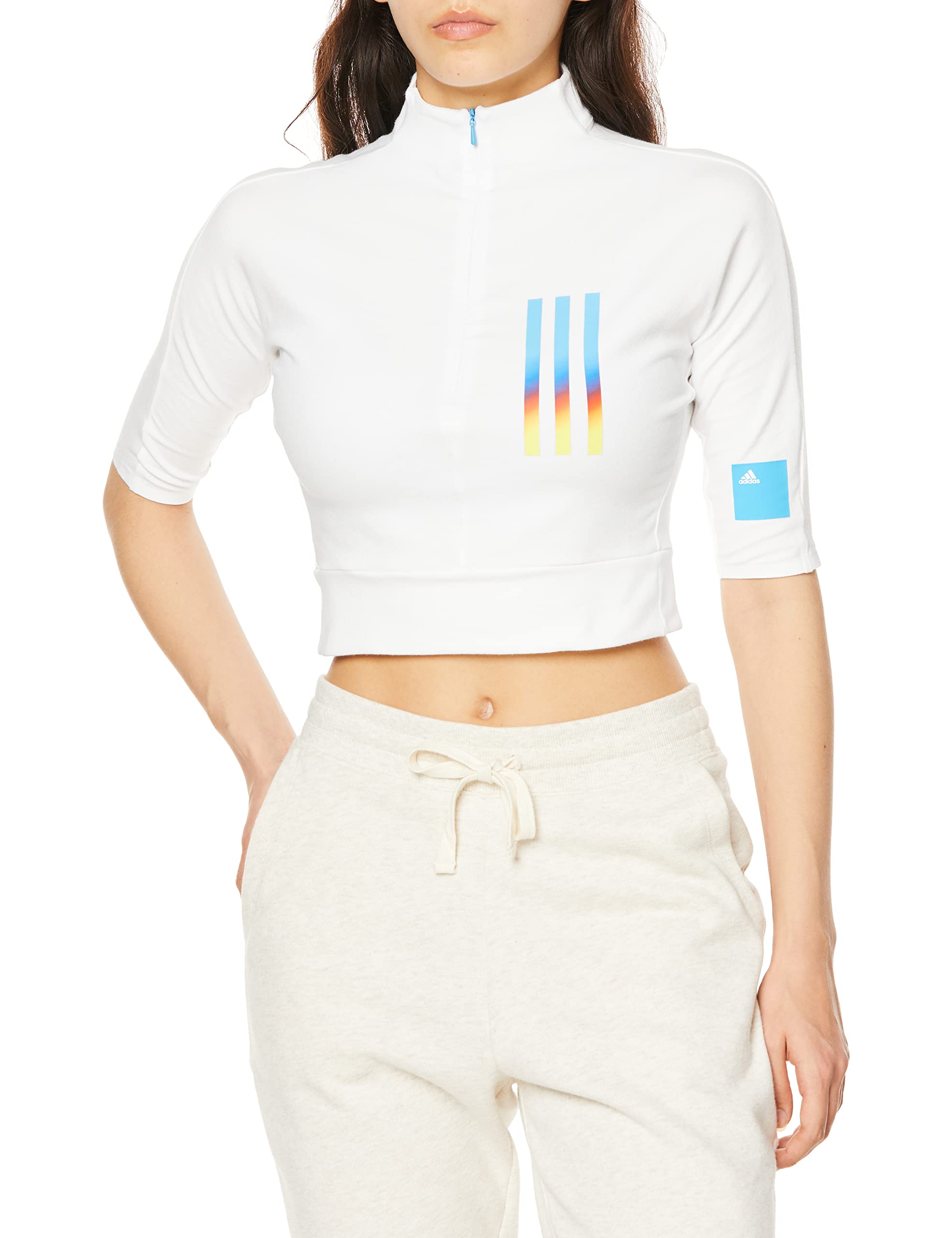 

Adidas Short Sleeve Mission Victory Slim Fit TJ900 White L T-Shirt Women s (HN1611)