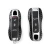 Pour Porsche Boxster Cayman Panamera Cayenne 911 Housse de Clé de Voiture 918 997 991 ABS Fibre de Carbone Étui à Clé Housse de Protection Accessoires