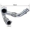 Uitlaat Up-Pipe Y-Pipe Geschikt voor 2003-2007 6.0L Powerstroke Diesel F250 F350 F450 Heavy Duty Gepolijst, Auto Accessoires