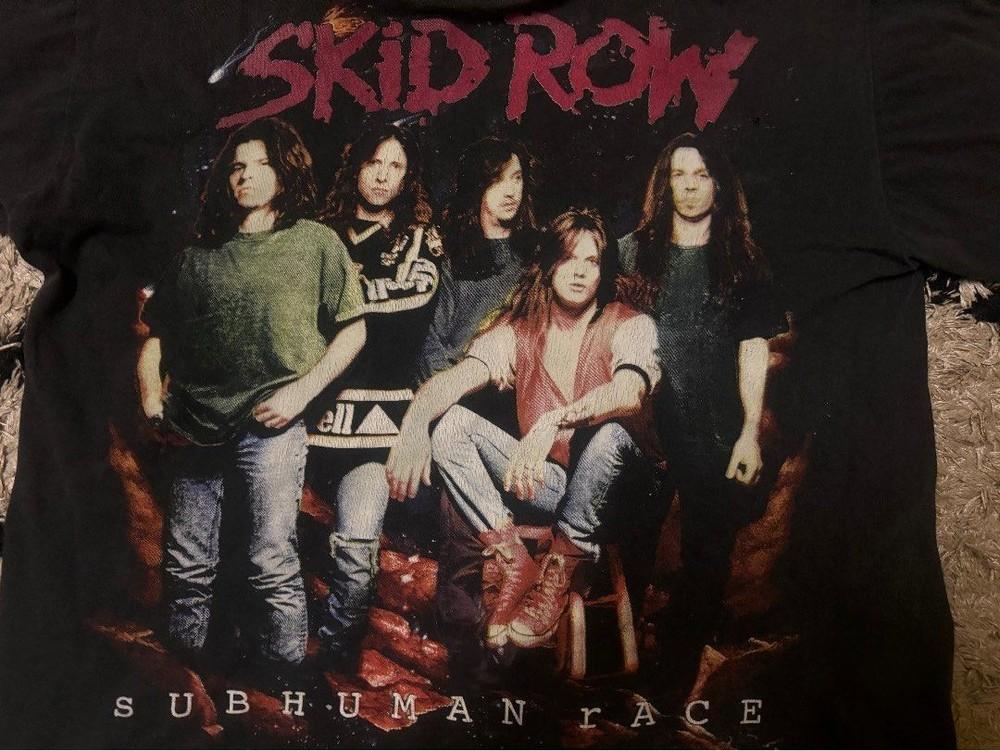 

Tshirt Vintage Band Skid Row Men039s Fashion Black Unisex Gift fans S028 Unisex T-Shirt XL