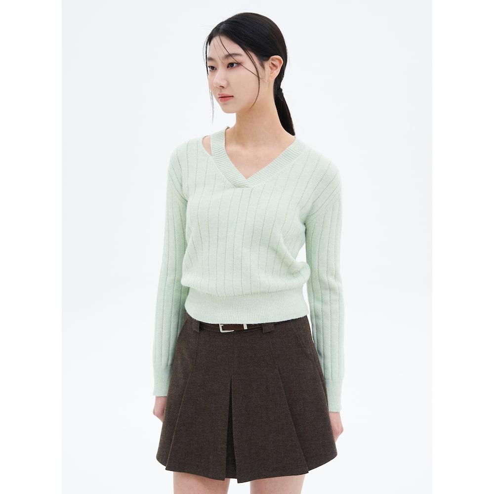 8Seconds Modified V-Neck Pullover Mint Light Green/S