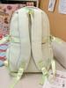 Cartoon Girls Backpack With Nylon Material And Padded Shoulder Straps For School Use