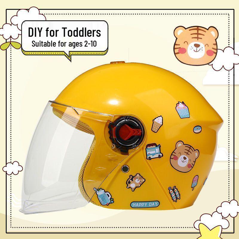 Children's Electric Scooter Helmet - Summer Sun Protection, All-Season Safety for Toddlers.