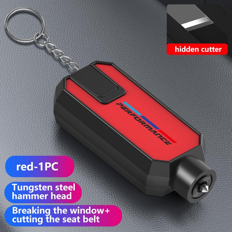 Car Safety Hammer Emergency Glass Window Break Seat Belt Cutter For BMW Performance M E87 E30 E46 E28 F35 G20 E93 F20 X3 X
