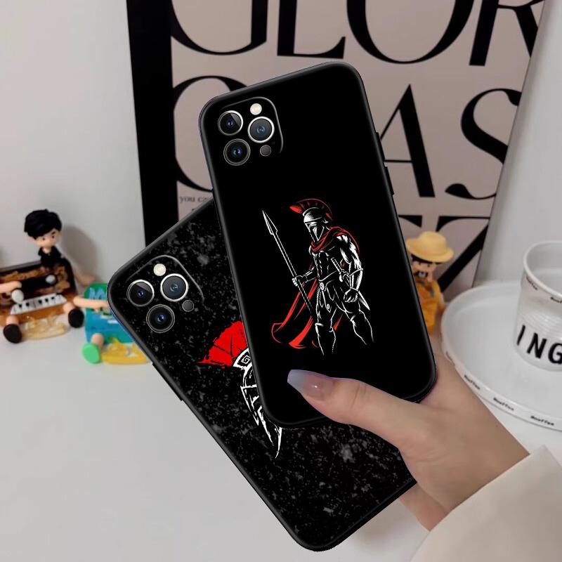 Spartan Warrior Phone Case for Samsung Galaxy S20 S21 S22 Ultra FE + Plus A21S A22 A24 A25 A26 A30 A30S A31