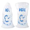 10pcs Portable Drawstring Ice Storage Bag Reusable PE Material Leakproof Cooler Bag for Outdoor Picnic Camping