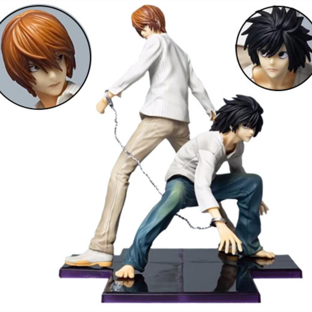 

MegaHouse Death Note Light Figure Yagami Kami L Lawliet 22cm Anime PVC Action Figure Toy Game Statue Collection Model Doll Gift without box