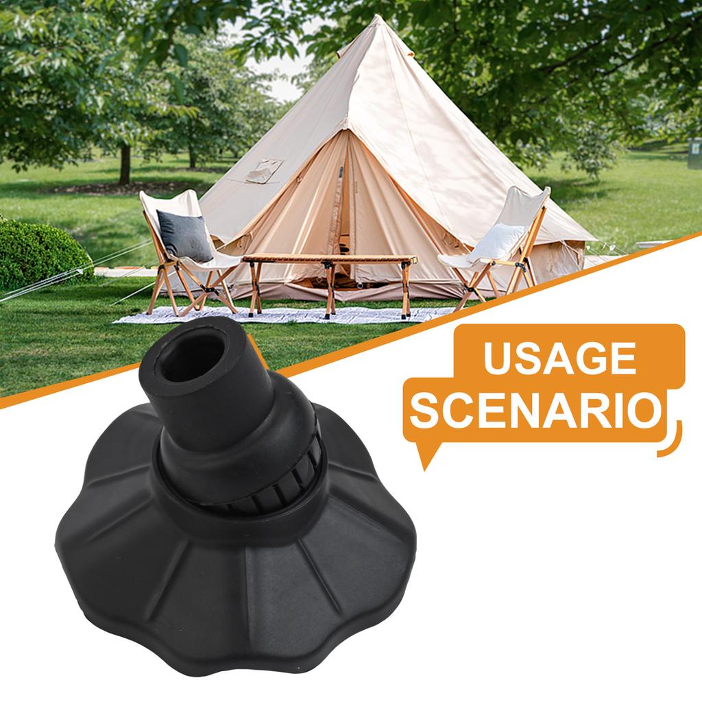 4pcs Outdoor Camping Chair Foot For Pads Chair Leg Mat Non-slip Anti-trap Covers Folding Chair Anti Slip Footrest 13/16mm