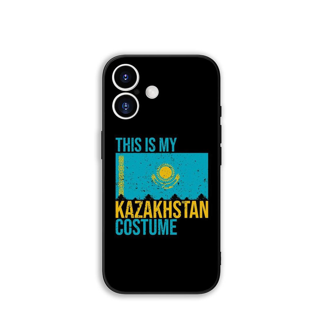 For Apple iPhone 17 16 15 11 Pro XS Max XR 6 7 8 Plus + SE 2020 5 16E Phone Cover Case Kazakhstan Flag