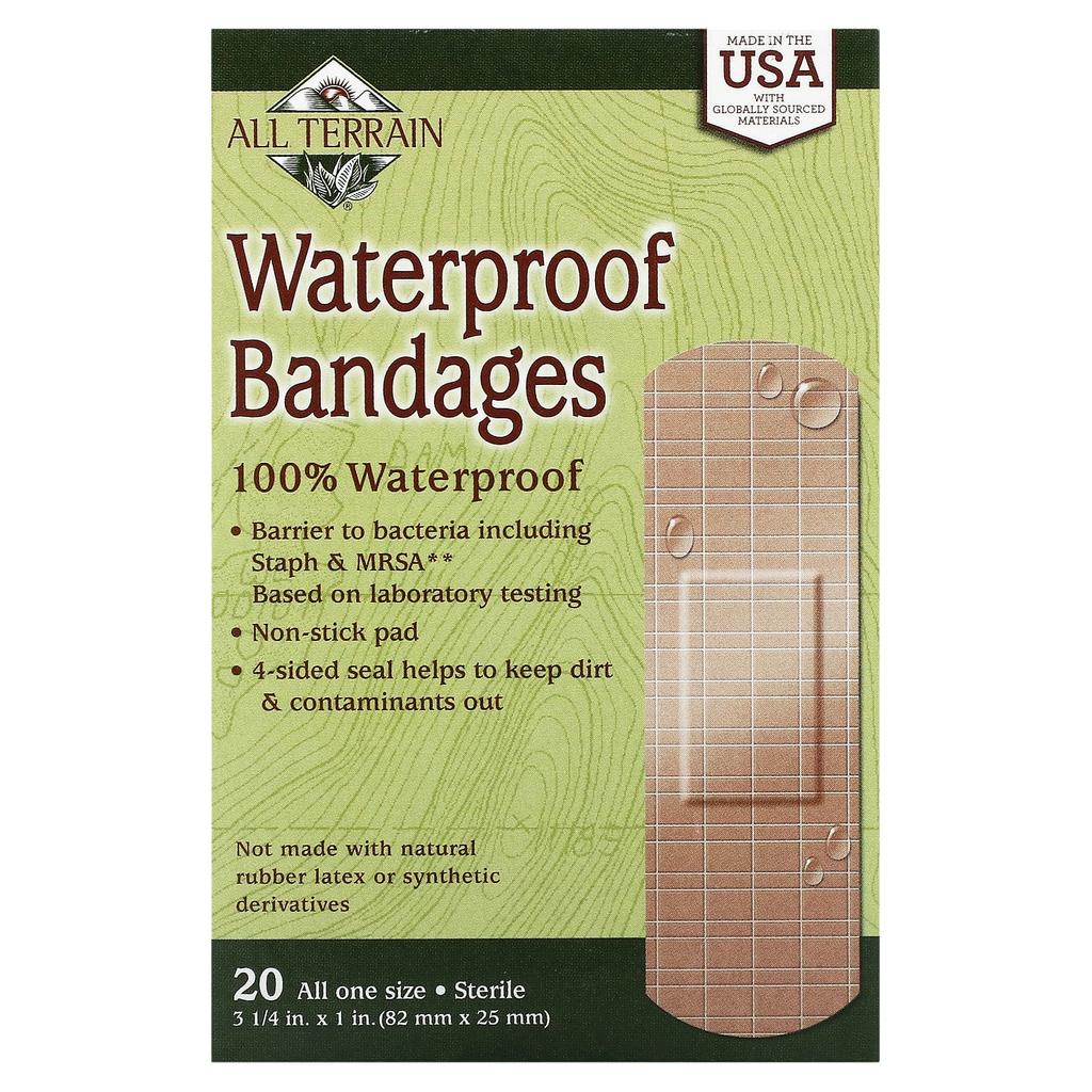 Waterproof Strong-Strip Band, Latex Free, 20 Pieces