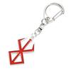 Anime Berserk Behelit Guts Alloy Keychains Red Cartoon Figures Logos Pendant Necklaces  Jewelry Cosplay Accessories