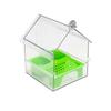 Hanging Clear Parrot Feeder Anti Spill Pull-Out Design Bird Bath Bowl House Parrots Feeding Device Bird Feeding Box
