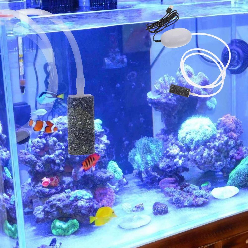 Mini Fish Tank Oxygen Pump Portable Aquarium Aerator Fish Tank Aerator USB Oxygenator  Fish Tank