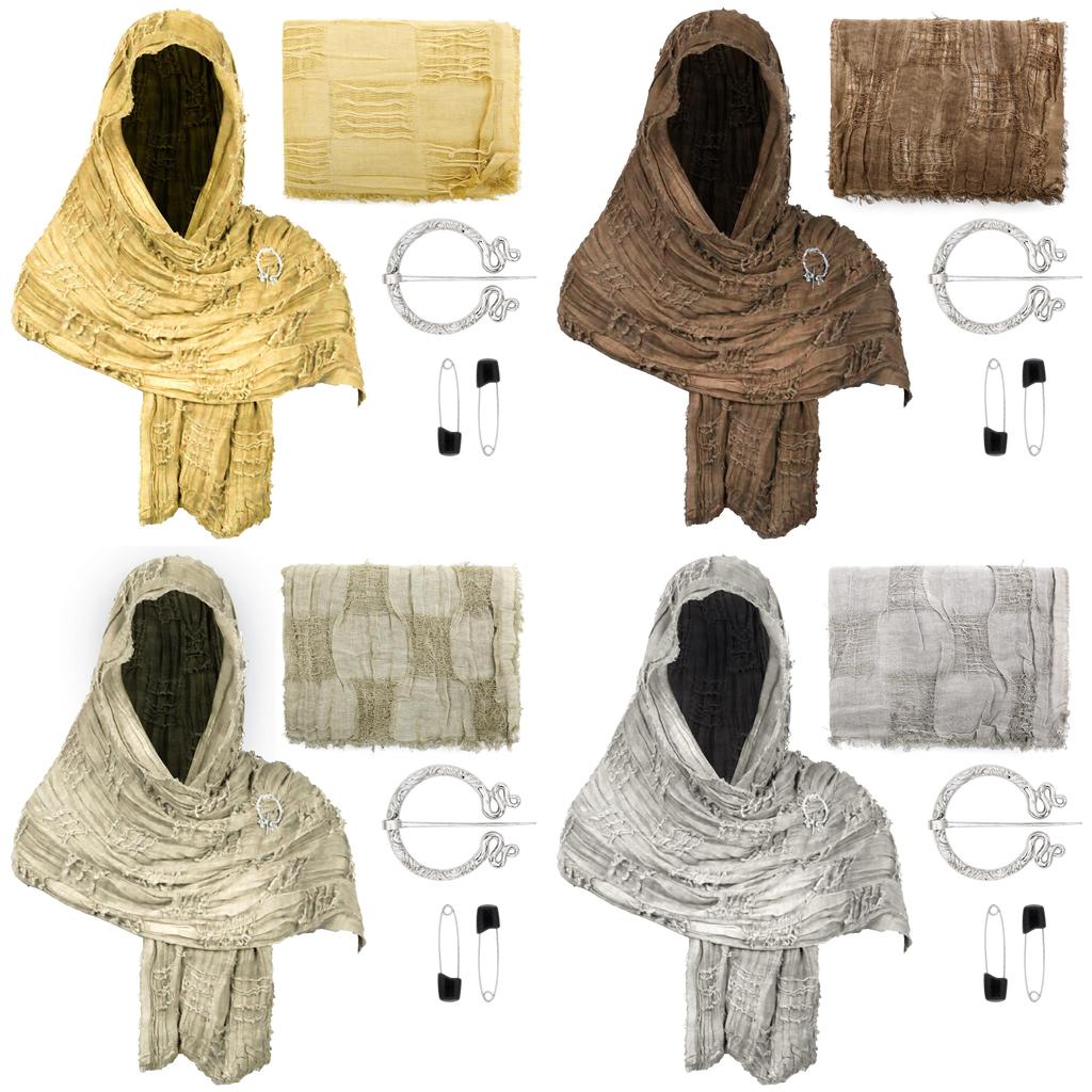 Cotton Linen Shawl With Geometric Pattern And Fringe For Casual Summer Wear