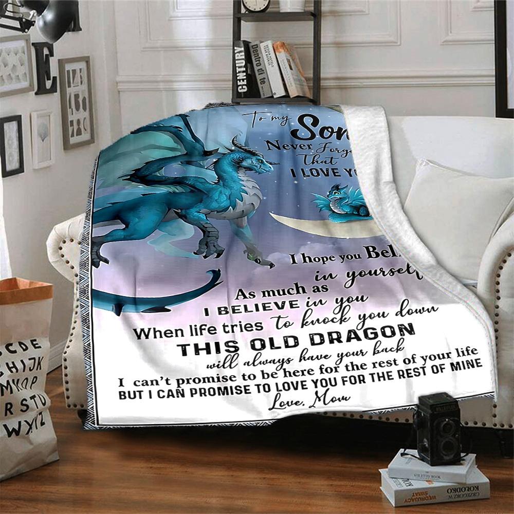 1PC Inspirational Quote Blanket, Throw For Sofa, Bed, Travel, Printing Blanket With Soft And Warm Fabric yy250918179