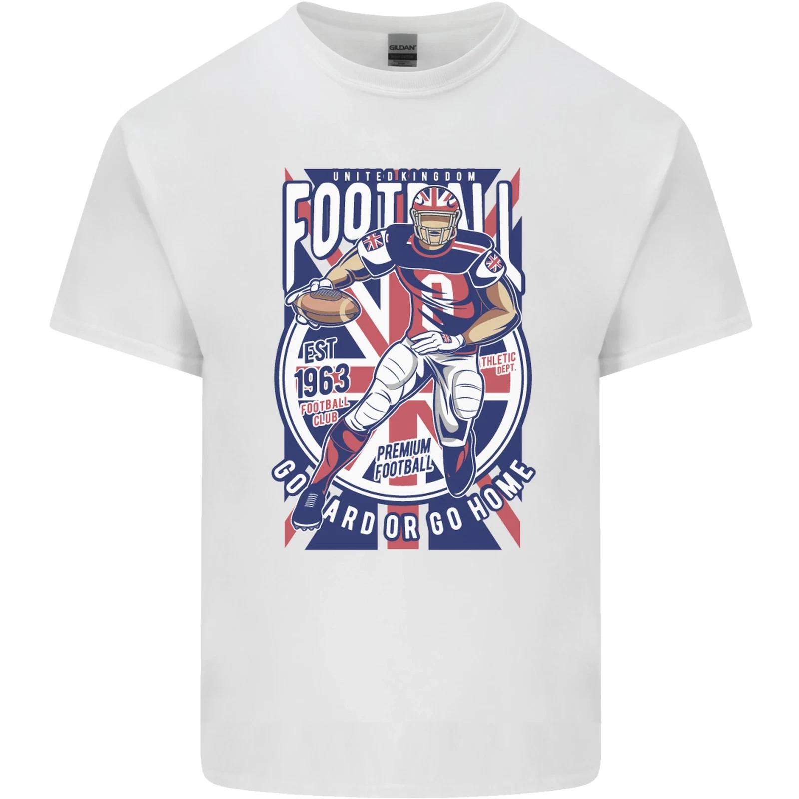 UK American Football Player Kids T-Shirt Childrens 4XL