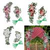 Artificial Flower Swag, Wall Swag Backdrop, Wedding Arch, Front Door Flowers