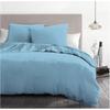 3-piece Duvet Cover Set - - HP72066 - 82 G Microfiber - 240 X 260 Cm - Sky Blue
