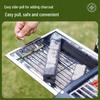 BinFu Portable Stainless Steel Charcoal BBQ Grill