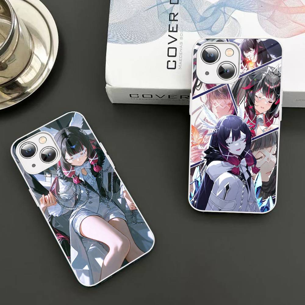 Genshin Impact Columbina Für IPhone 14 13 12 Mini 11 Pro XS Max X XR 14 Plus Gehärtetes Glas Cover