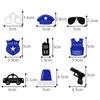 Police Children Themed Birthday Cake Paper Plugin Set Party Props Decoration