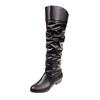Fashion New Fashion Korean Style Women's Boots In 2024 Spring Autumn Pointed Low Heel Over-the-knee Casual Modern Boots for Daily