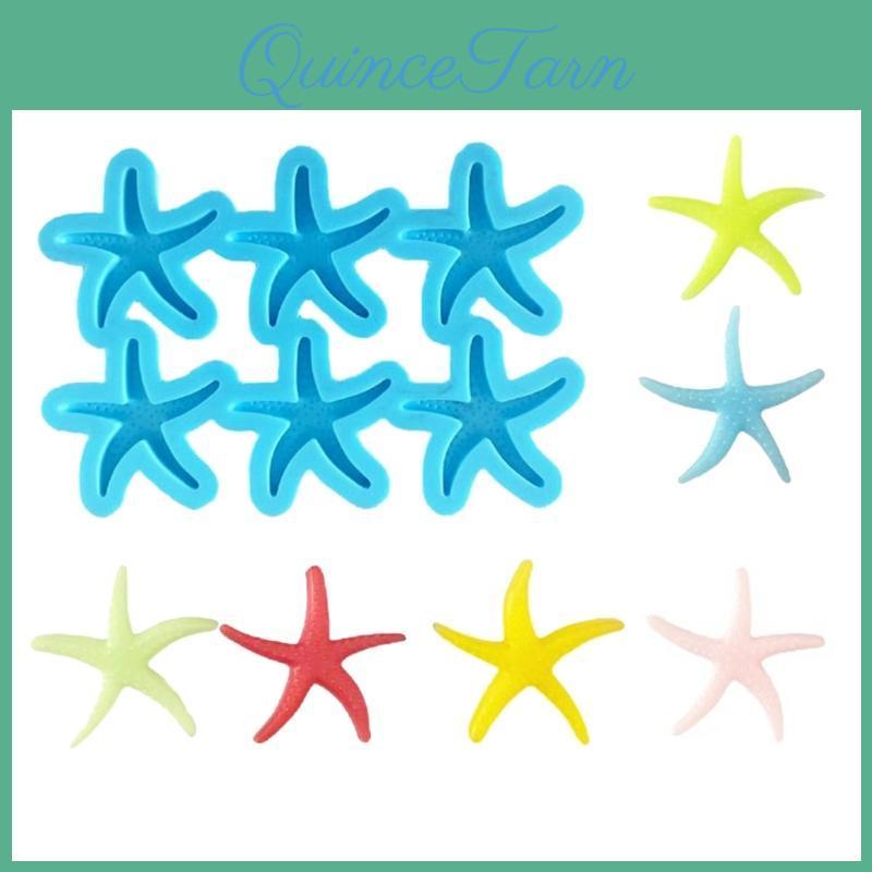 Epoxy Earrings Mold S Crystal Jewelry Mold Hanging Pendant Decoration Starfish Irregular Silicone Mold